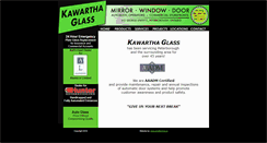 Desktop Screenshot of kawarthaglass.com